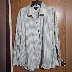 Porter & Ash Blue Yellow Plaid Tartan Men’s Dress Shirt Long Sleeve Size XL!